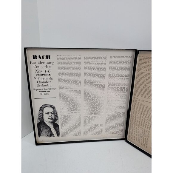 Bach Brandenburg Concertos Nos 1-6 Complete Epic Records SC-6032 LC 3600 - Picture 4 of 7